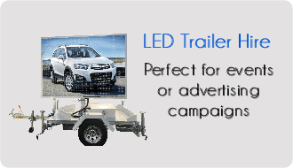 LED Trailer Sign Hire